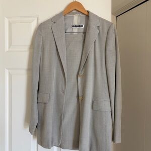 Jil Sander Gray Women’s Blazer
